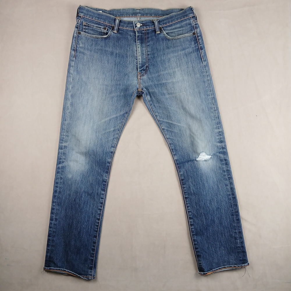 Levis 513 36x32 Mens Jeans Light Wash FLAW **Actual 36x30 Slim Straight